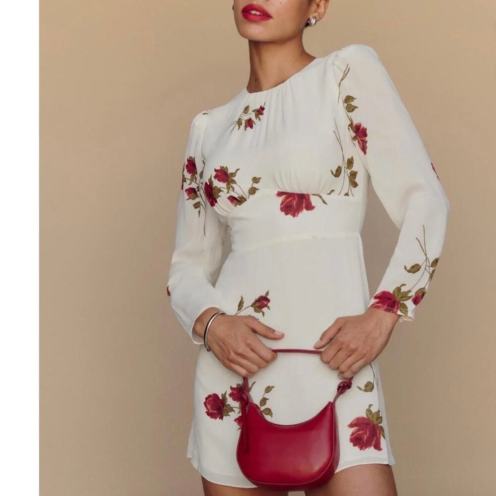 Reformation Laken Mini Dress – American Beauty Floral